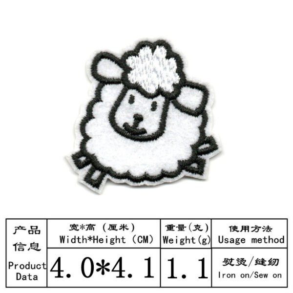 Wholesale Cartoon Animal Embroidery DIY Patches