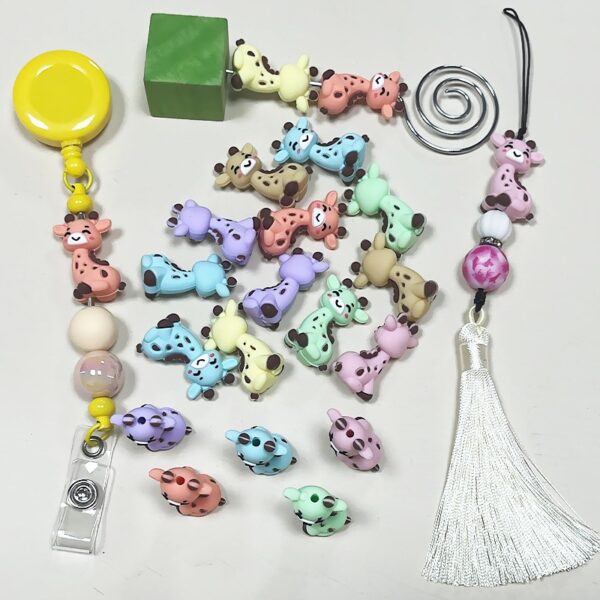 Wholesale Girae Silicone 3D Glue Beads DIY Focus Beads