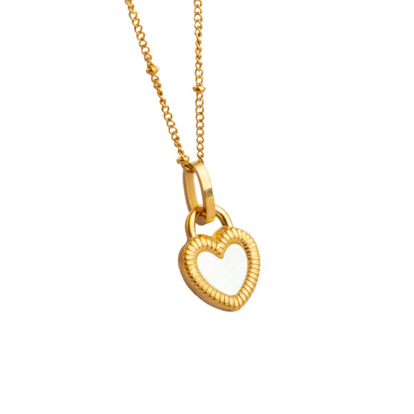 Wholesale Gold Titanium Steel Necklace for Women, Non-Fading