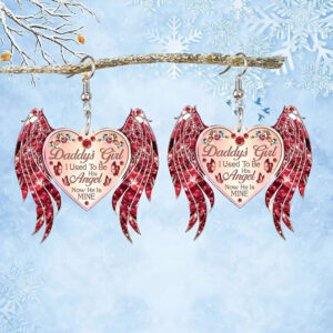 Wholesale Valentine's Day Love Wings Acrylic Earrings