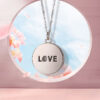 Wholesale Hollow Heart Necklace Love Valentine's Day