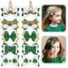O1CN017G69ev1CGmPKRuwB9_949680054-0-cib Wholesale St. Patrick's Day Clover Hat Bow Hair Accessories