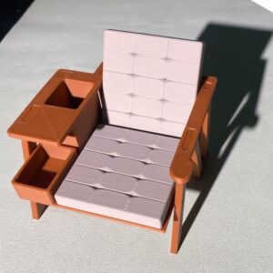 A separate set of chairs