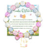 Wholesale Easter Blooming Bead Pink Love Rabbit Bracelet
