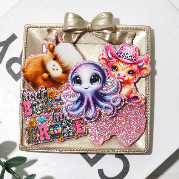 Wholesale 2024 New Acrylic Resin Patch Sparkling Bottom Gt-F-287880