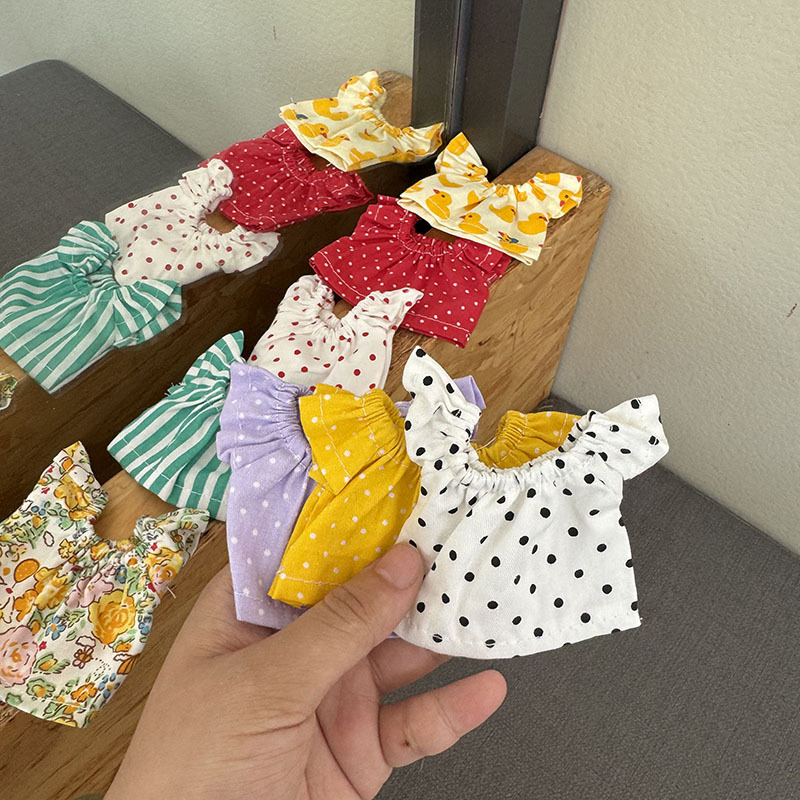 Wholesale Little Skirt Can Wear Floral ess 10cm Pendant Doll Clothes Aessories