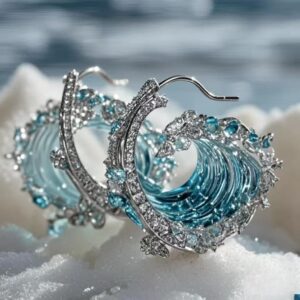 Silver earrings