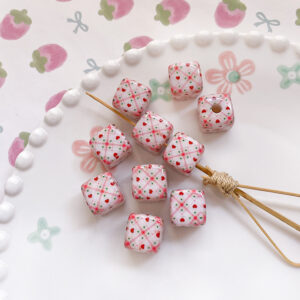 6 # Retro red heart style (one)