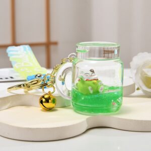 Leather cord lucky cat [green] / Light gold buckle + lucky cat