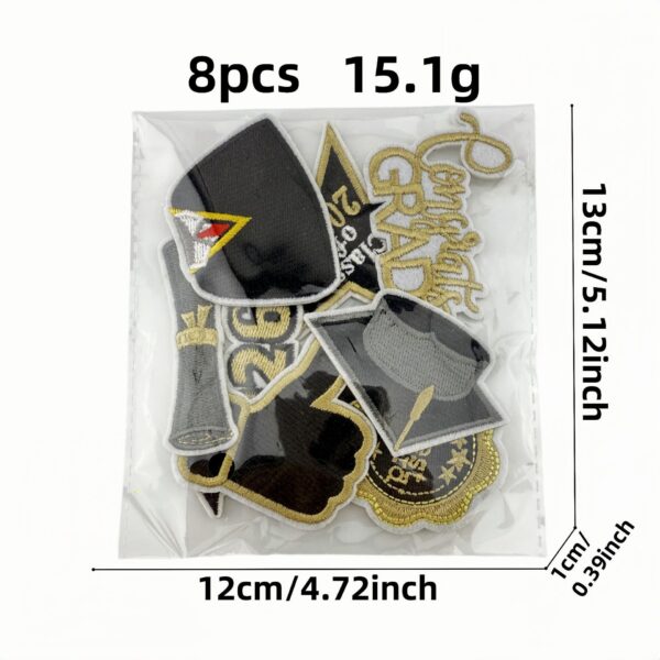 Wholesale Graduation Season Theme Cartoon Embroidery DIY Patches