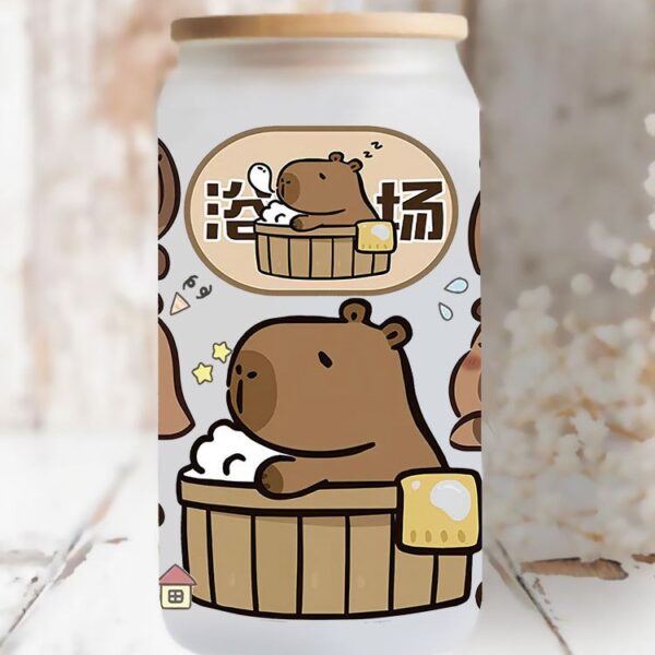 Wholesale UV Transfer Paste Glass Crystal Label Crystal Paste Cross-border Special Paste for 16oz Glass Cup 23cmX11cm