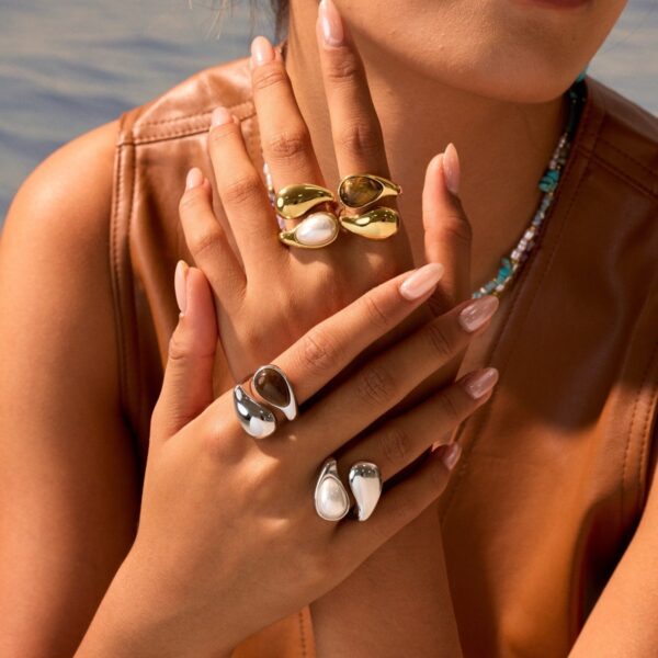 O1CN017SXiip29BL7mfgzre_2211762048029-0-cib Wholesale Stainless steel ring with tiger's eye setting