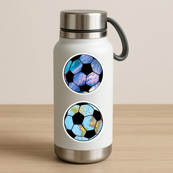 Wholesale 60 Cute Cartoon Soccer Waterproof Vinyl Stickers