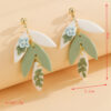 Wholesale Handmade Girl Forest Flower Soft Ceramic Earrings