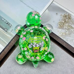 [green] cartoon flashing quicksand turtle / 9.3cm large cartoon quicksand turtle
