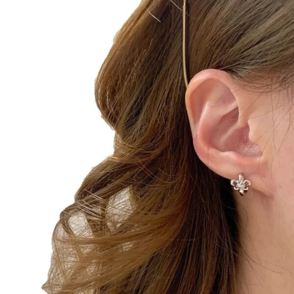 O1CN017VXOVB1mGA95qVLrN_2215649434926-0-cib Wholesale Vintage classical iris flower micro-inlaid hoop earrings