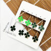 Wholesale St. Patrick's Day Four-Leaf Clover Earrings