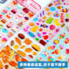 Wholesale Ice Cream Gourmet Dessert Cake Candy Food 3D Bubble Stickers Kidsren Boys and Girls Decorative Stickers