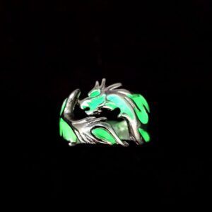 Ancient silver green light / Opening adjustable