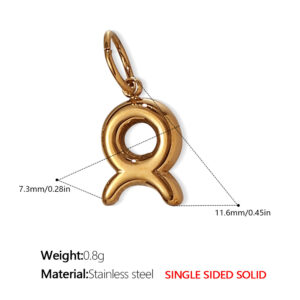 Pj431g4 taurus gold solid pendant