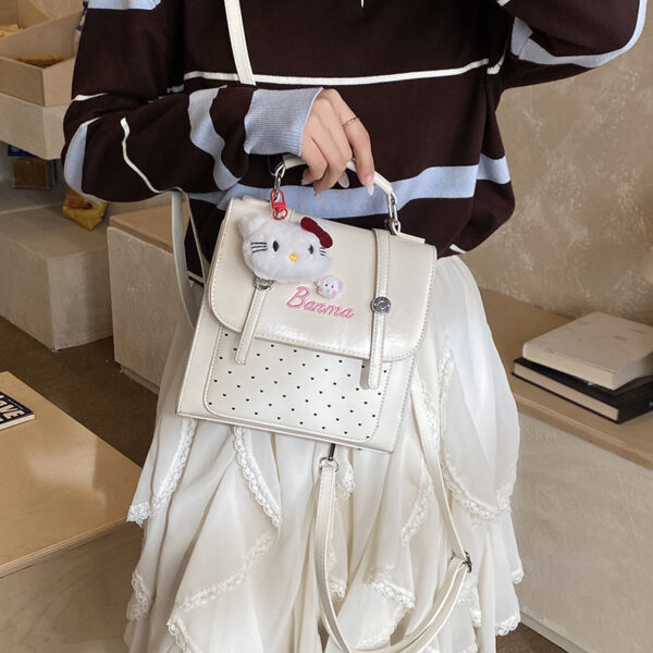 Wholesale Cute Dog Cartoon Cat Academy Style Multi purpose Wave Point Backpack OLY Exclusive