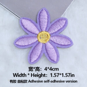 Purple flowers ------- Self-adhesive style