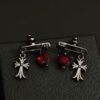 Wholesale Wear two rear hanging star and moon earrings