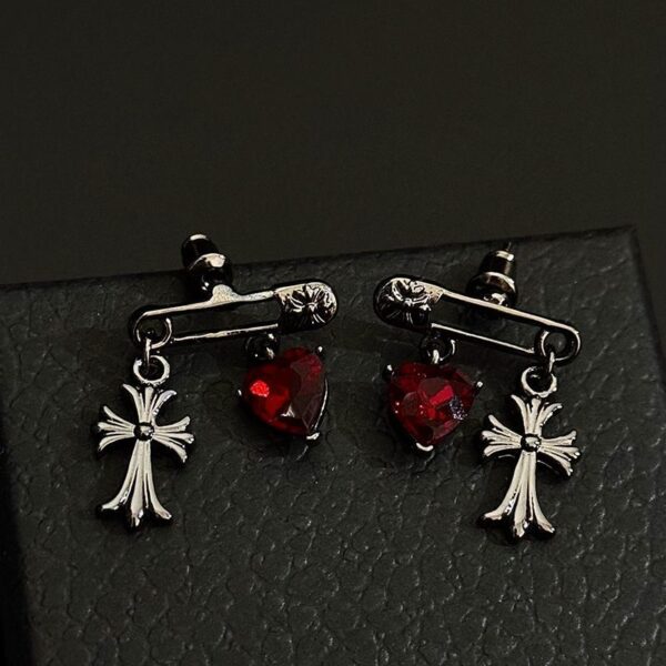 Wholesale Wear two rear hanging star and moon earrings