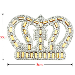 3*7 crystal yellow glass + diamond / Transparent double-sided tape