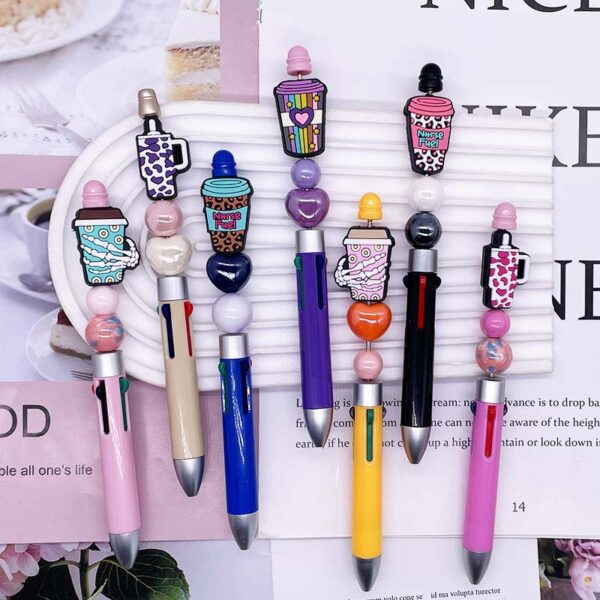 Wholesale Dairy Cup PVC Soft Glue Travel Cup Focal Beads