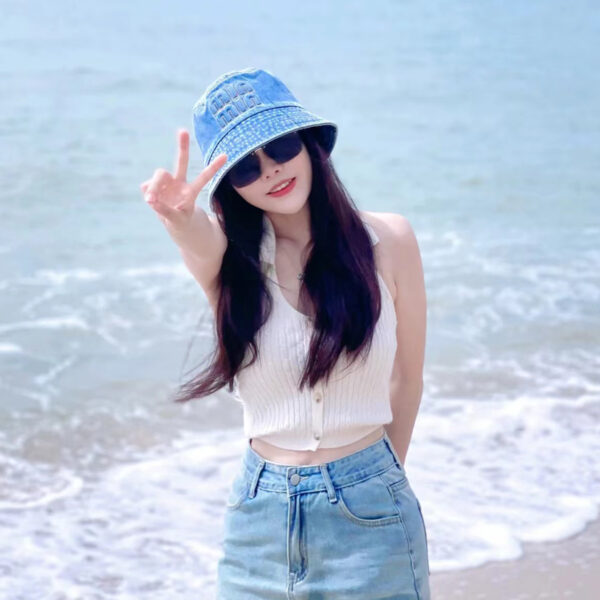 Wholesale fisherman hat concave-convex letter min washing cap sunscreen sunshade