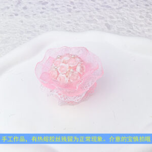 Pink bouquet-pink yarn (1 piece)
