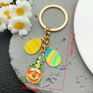 Ls263-irish festival green hat dwarf keychain-11g [1 piece]