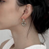 Wholesale Heart U-Shaped Small Lock Shape Earrings