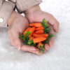 Wholesale 7cm Mini Bubble Carrot Easter Decorations