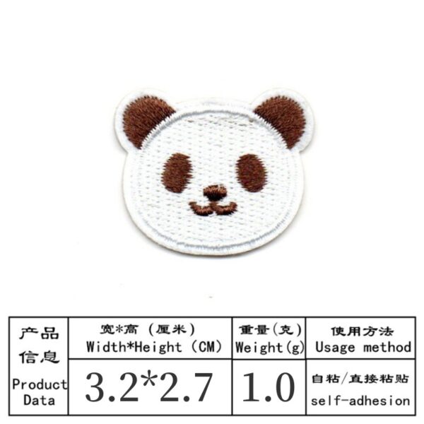 Wholesale Cartoon Cute Animal Embroidery DIY Patches