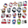 Wholesale Cute cartoon cat animal glitter embroidery DIY patches