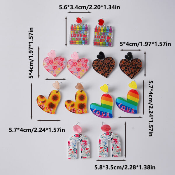 O1CN017j31CP1jEq3IhUBXg_2212072154517-0-cib Wholesale Valentine's Day heart-shaped geometric acrylic earrings