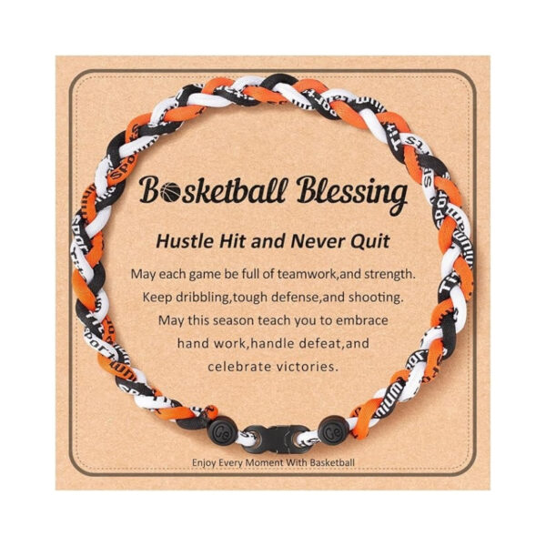 Wholesale Tri color woven baseball football basketball bracelet