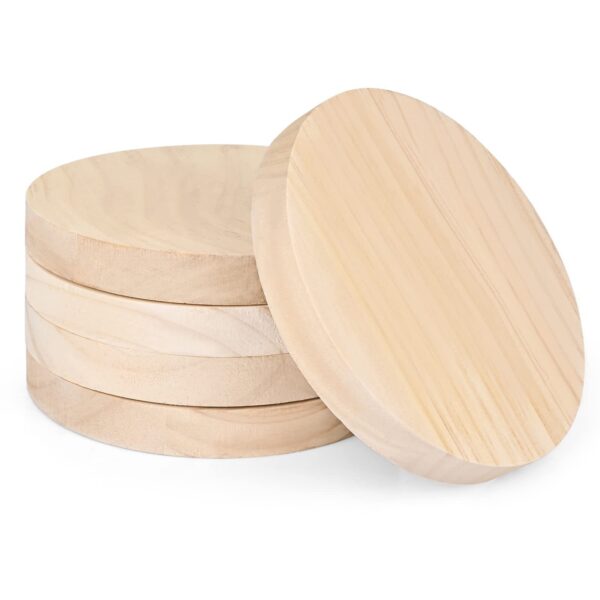 Wholesale Factory direct wooden coasters logo lettering square round love wooden coasters household wooden coasters