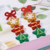 Wholesale Christmas Tree Cartoon Acrylic Earrings