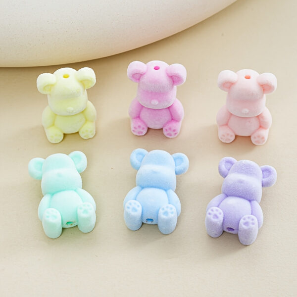 Wholesale Mixed Color Bear Acrylic Beads