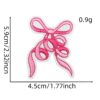 Wholesale Pink diverse bow embroidery DIY Patches