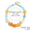 Wholesale Bohemian-style acrylic beaded necklace