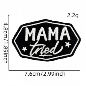 Colorful english landscape cloth stickers 11#