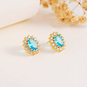 Blue earrings 1612