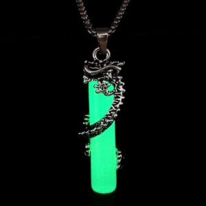 Ancient silver green light
