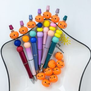 O1CN017teoEl2FO3gUqqGxG__2216349148869-0-cib Wholesale 10pcs 3D Hot Sale Halloween Hot Sale Pumpkin Three-dimensional Silicone Cartoon DIY Beads