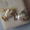 Wholesale Golden Ocean World Pearl Headfish Necklace