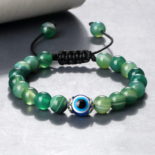 Wholesale Jewelry Bohemian Bracelet Devil's Eye Beaded Braided Hand Rope Yoga Beads Hand Jewelry